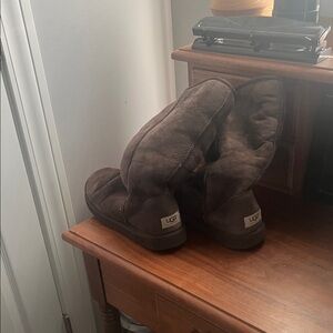 UGG Chocolate Suede Boots